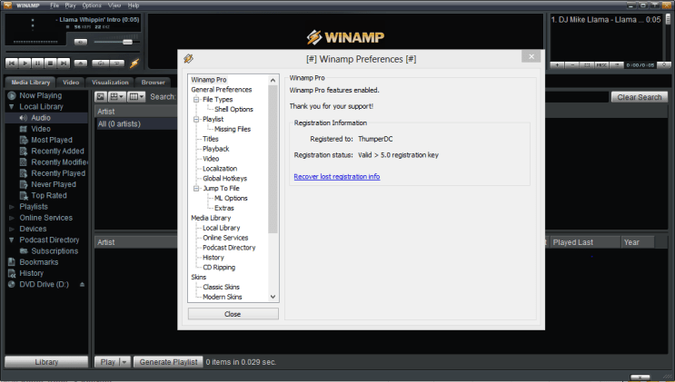 Winamp Crack